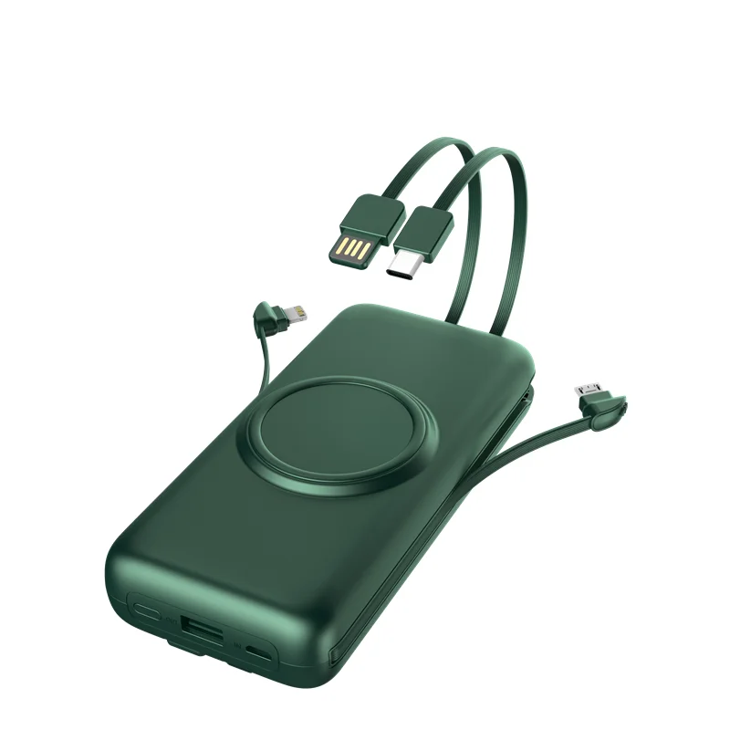 CYKE P1 плюс USB портативный внешний беспроводной Дополнительный внешний аккумулятор 20000 мАч высокой емкости цифровой дисплей Быстрая зарядка телефона Power Bank