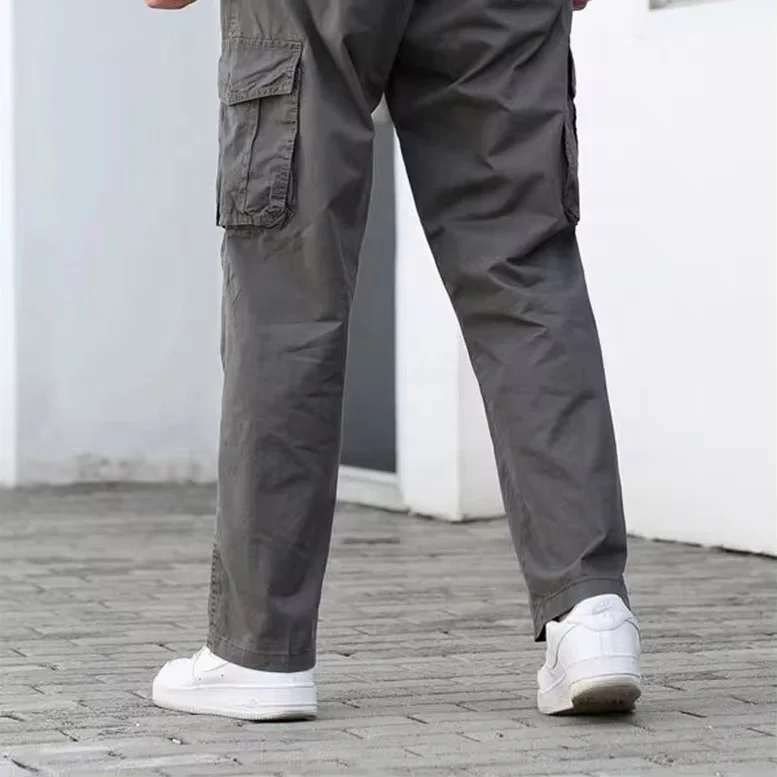 ECOACH custom cargo pants casual joggers multi pockets work wear trousers custom manufacturer high quality super comfy cargo pants