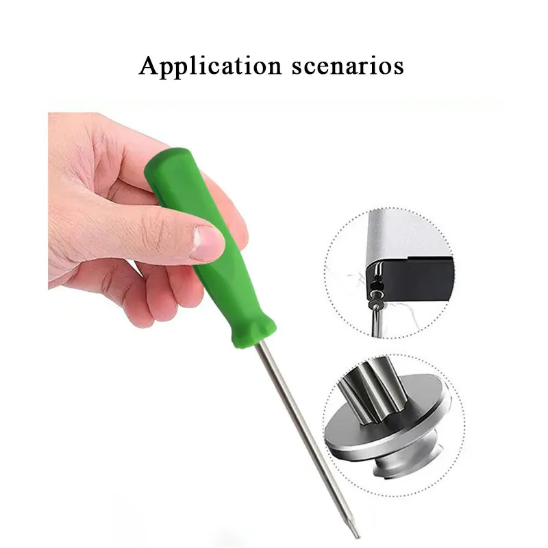 Door bell T6 torx star head screwdriver hexagonal hole screwdriver security screw driver 6 point small star magnetic screwdriver