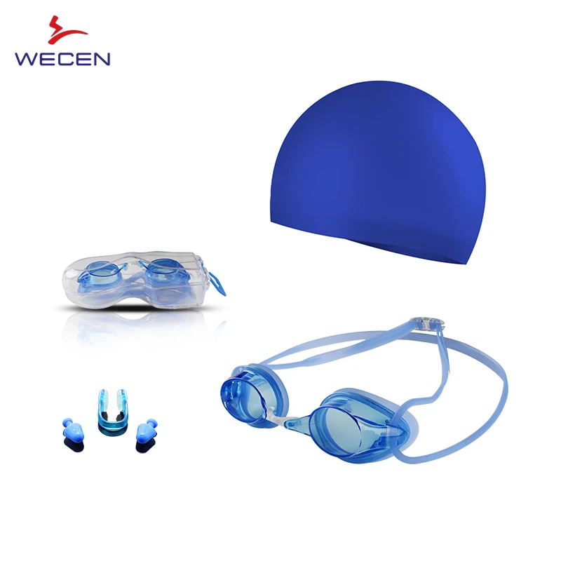 Ear cover long hair color fast Swimming cap Silicone high elasticity soft  message granules  Swim Cap