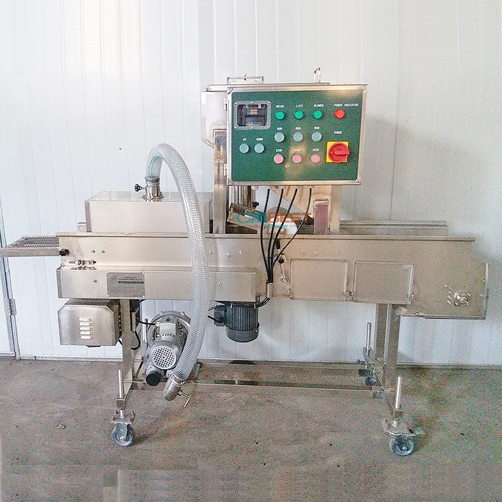 Practical Industrial Dry Yellow Bread Crumbs Battering And Bread Crumb Coating Machine Bread Crumbs Coating Machine For Patty