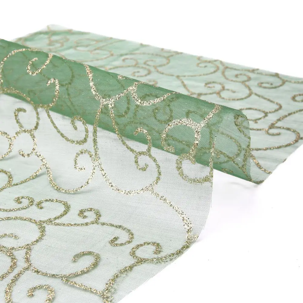 Factory Price Printed Flower Fabric Textiles Cheap Polyester Organza Print