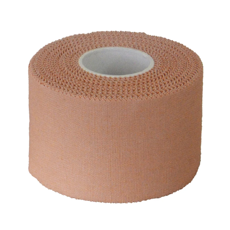 Multi-size OEM Hot Melt/Zinc Oxide Cotton /Rayon Fabric White Serrated Edge Hand Tear Customizable Sports Tape