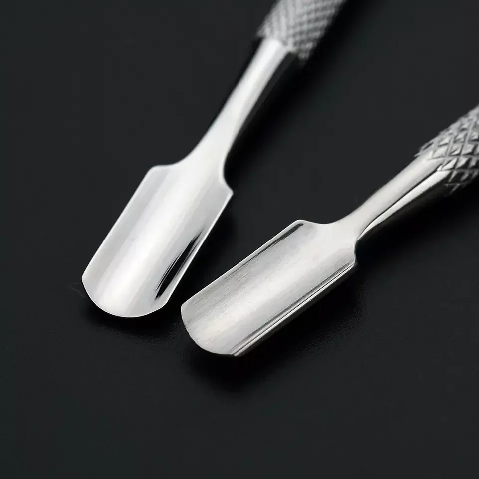 Professional Stainless Steel Non-slip Dead Skin Cuticle Pusher Remover Nail Nipper