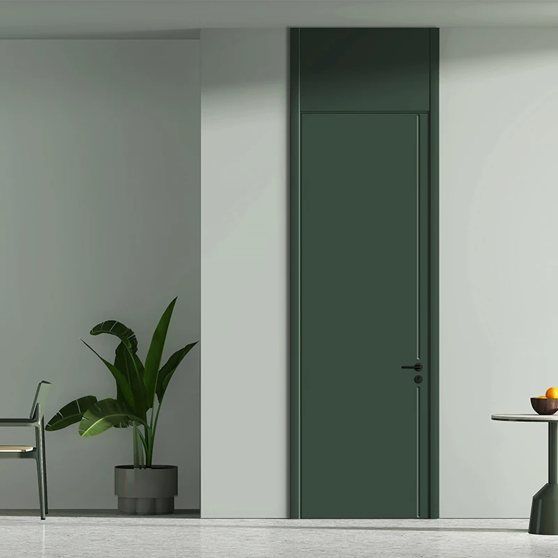 Latest design hidden wooden door wpc wood exterior door school doors manufacturer