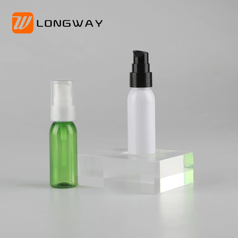 Custom 30ml Plastic Round Strap Cover Bird Beak Lotion Bottle