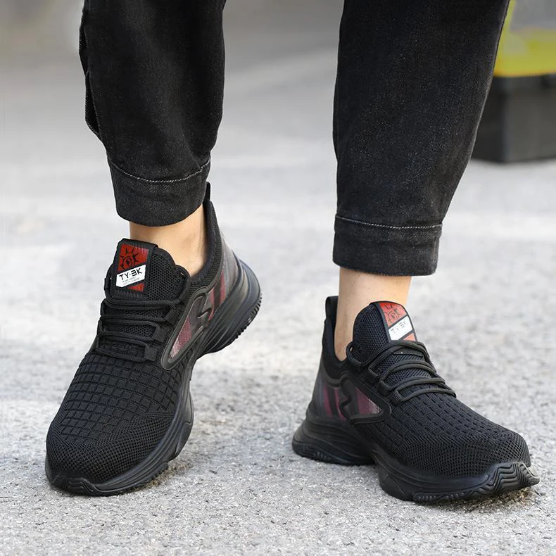 GOTAN Hot-selling Working Shoes Anti-puncture Anti-slip Breathable Lightweight Mesh Safety Shoes Sneakers