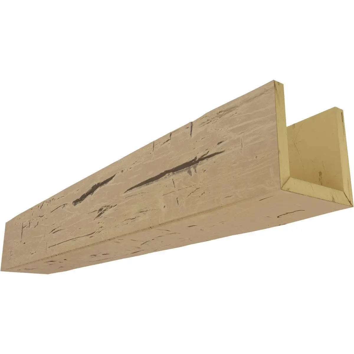 Ceiling Decor White Oak Wooden Faux Wood Beam Home Decoration Faux Wood Ceiling Beam