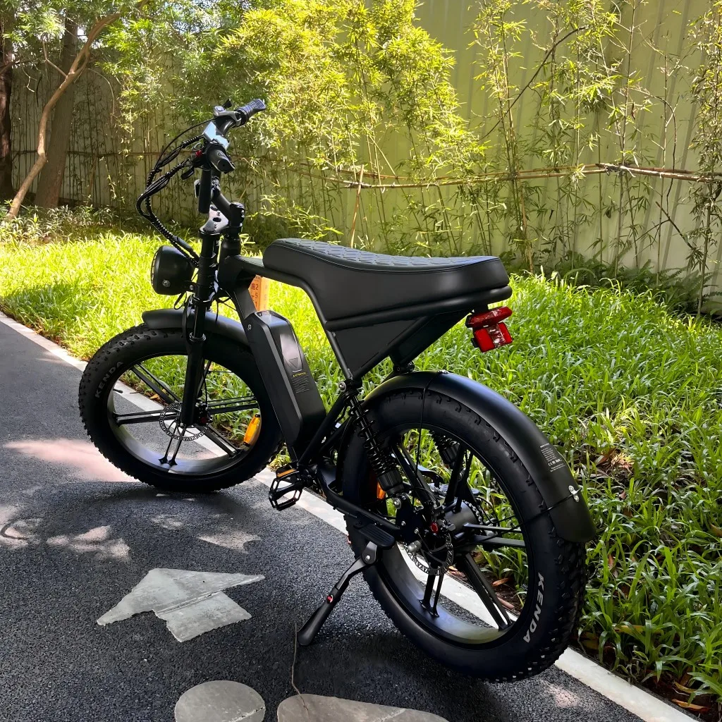 Dropshipping EU US Warehouse Mountain Fat Tire Electric Bicycle V8 Pro Plus Ebike 750W Off Road Electric Bike For Adult