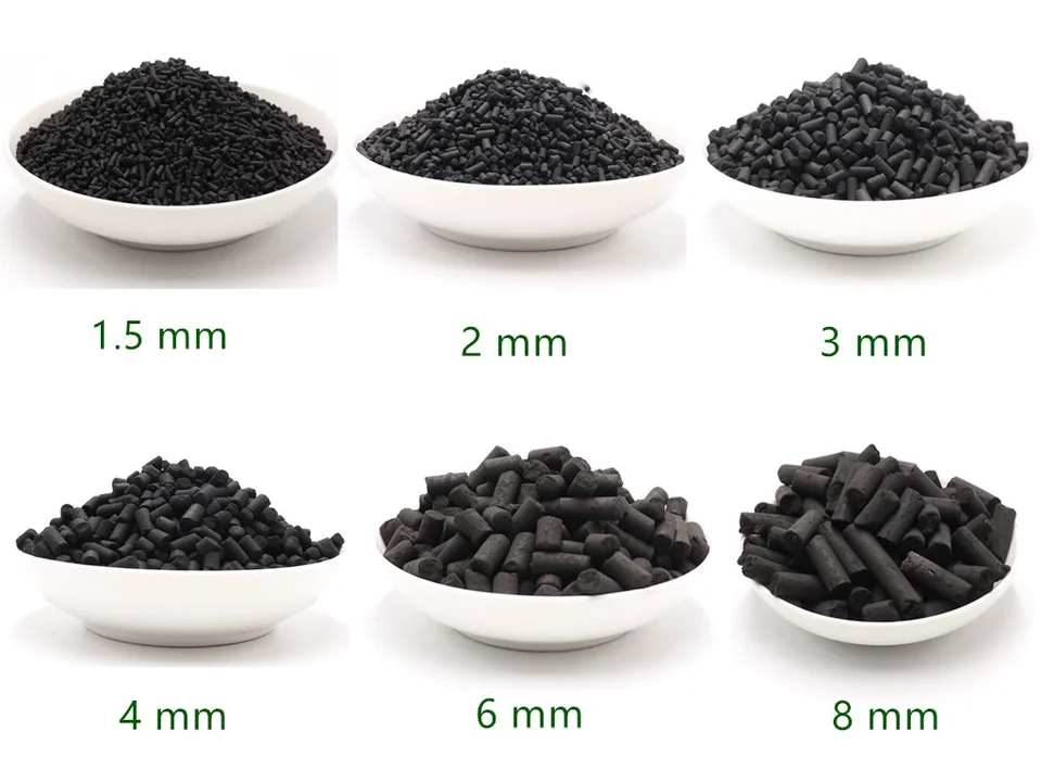 High Iodine Value Coal/ Coconut Shell 4mm Columnar Activated Carbon For Water Treatment