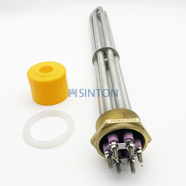 220v 6kw Flange immersion heater water tank heating element in Petroleum chemical industry