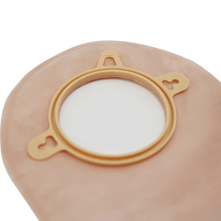 Stoma care two piece closed colostomy bag good adhesive match hydrocolloid Ostomy Supplies