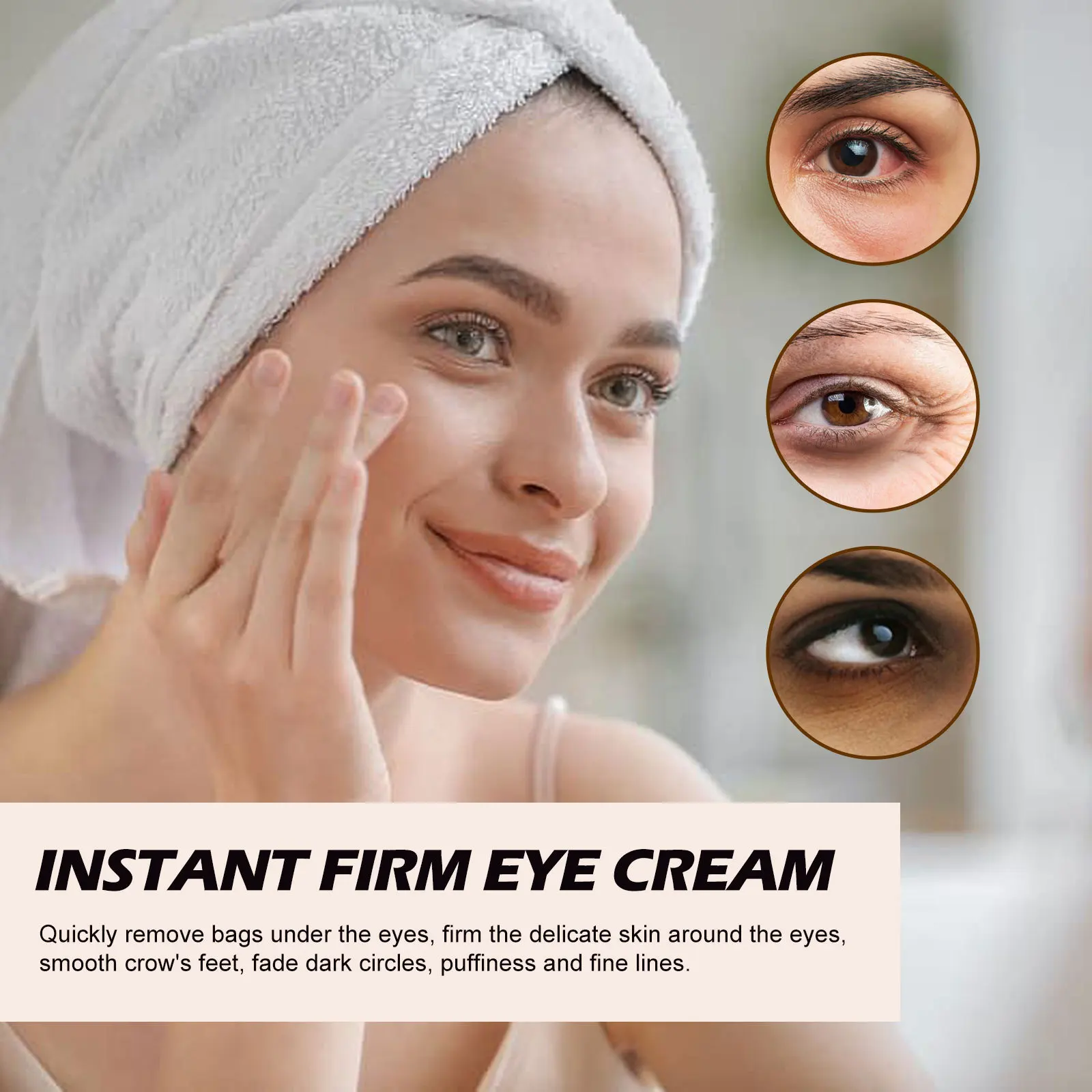 Hoygi Eye Firming Cream fine lines bags black rim of eyes firming skin around moisturizing eye cream 30ml