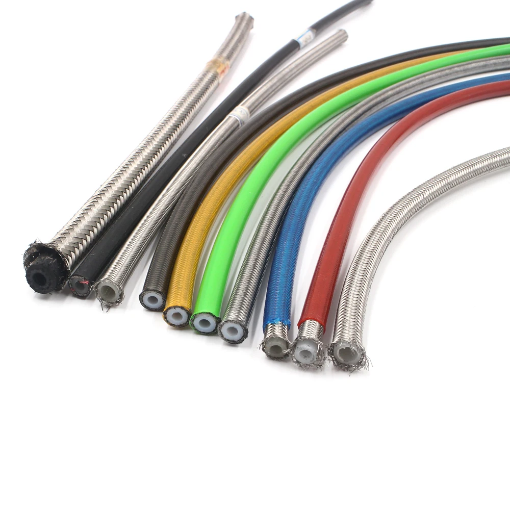 Supply of general PTFE brake hose for AN3/AN4 automobile refitted brake tubing and tetrafluoro brake tubing refitted vehicle