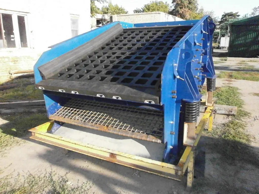 Vibrating Screen Portable Linear Vibrating Screen Filter Sieve