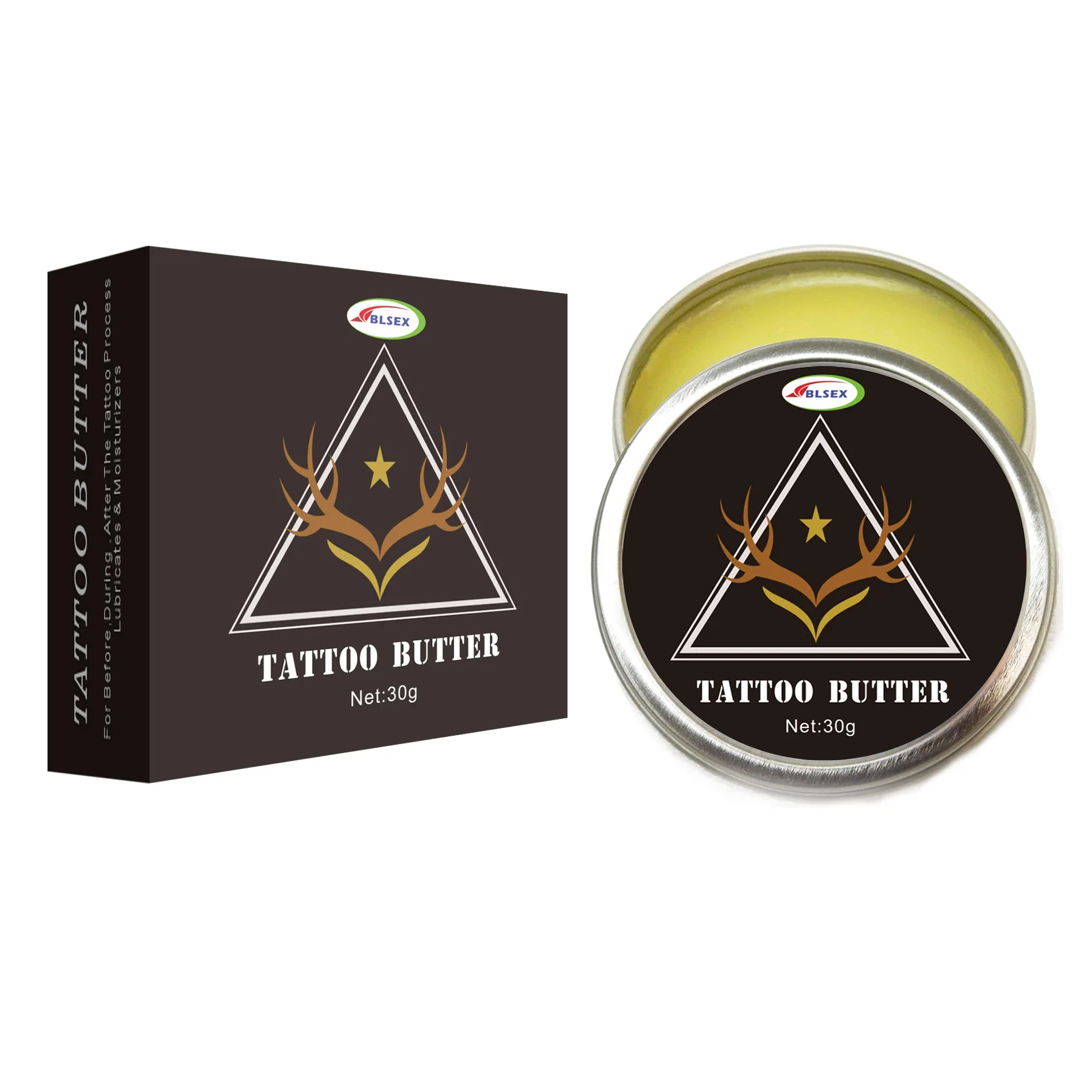 Tattoo Butter for Before, During, After The Tattoo Process -Lubricates & Moisturizes-100% Vegan Replacement for Petroleum
