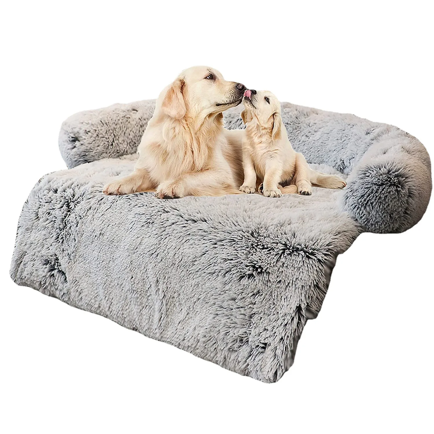 Wholesale Custom Non-slip Washable Luxury Large Sofa Pet Dog Bed Warmer Nest Sleeping Cushion Dog Bed