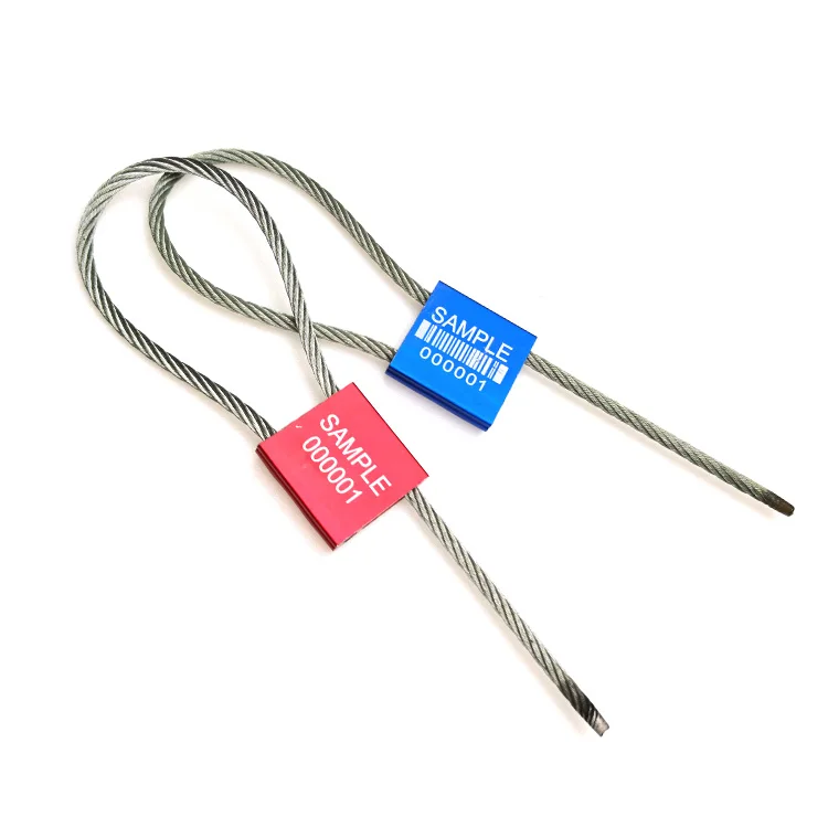 US-CC351 High Security Metal Aluminium Alloy Disposable Container Cable Entry Seal for Truck