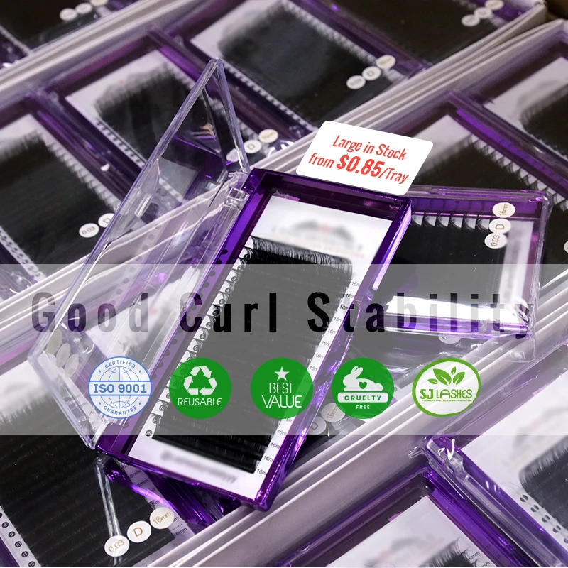 Classic Individual lash Extensions russian volume eyelash extension  PBT material fiber