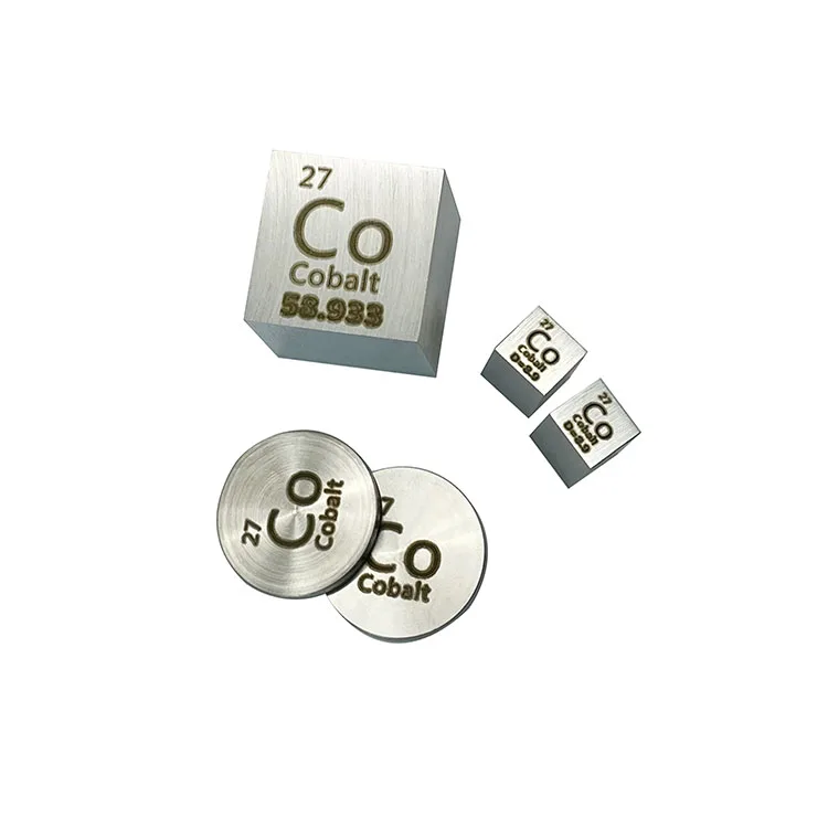 In Stock Glass Seal Elements Cobalt 99.95% Periodic Table Metal Elements 3N5 Cobalt Co Cube for DIY Research Study