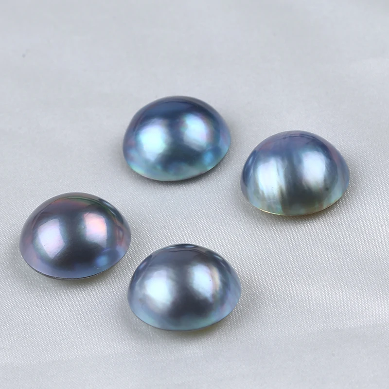 Wholesale Grey Multi Size Mabe Pearl Loose Beads For Women Jewelry Making