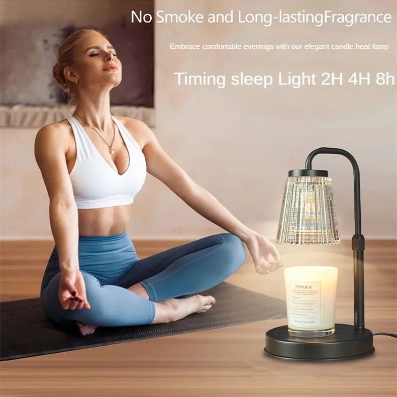 Manufacturers Direct Holiday Gift Melt Candle Lamp Telescopic Adjustment Candle Aromatherapy Lamp