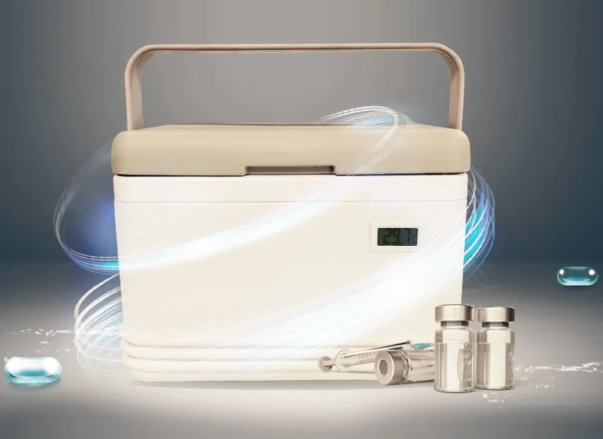 8L Portable Cooler Box Vaccine  Blood Cold Storage Ice Cooler Box