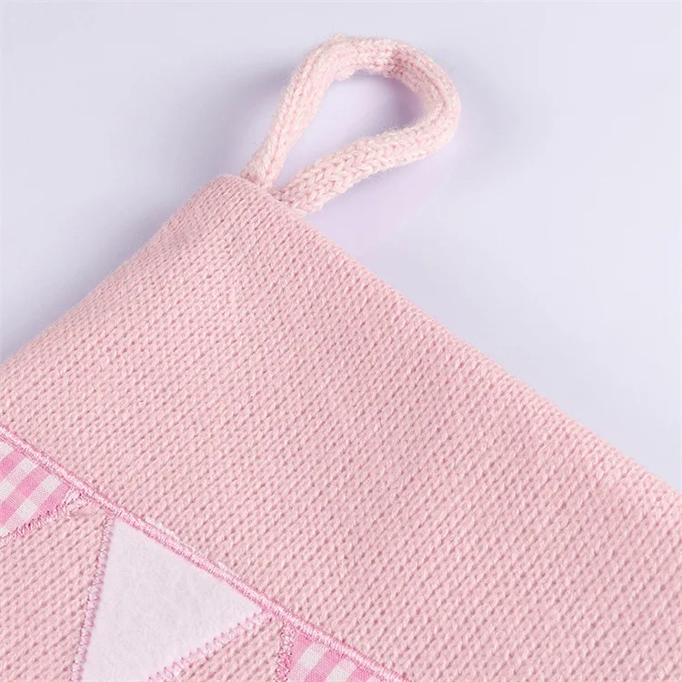 Новинка 2021, розовые и Синие чулки со слоном для маленьких мальчиков и девочек на первое Рождество ребенка