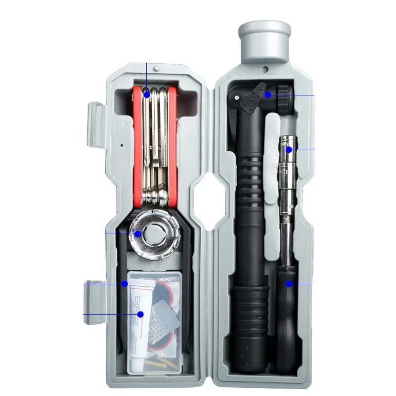 
Bike Tool Storage Bottle Multi Tool For Bicycle With Pump/Puncture Repair Kit Cycling Storage Multitool Capsule Box 