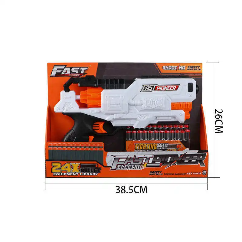 sells well Electric Toy Guns Children Eva Foam Bullet B/O Soft Bullet Gun Weapon Model Gun Toy