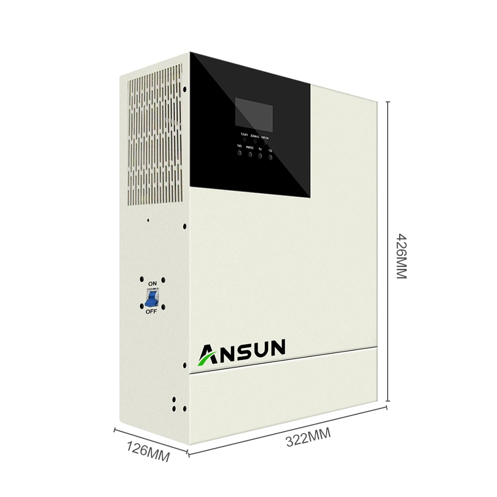 Ansun 3kva to 5kva off grid hybrid inverter solar Inverter  with MPPT solar charge controller Type:DC/DC Converter
