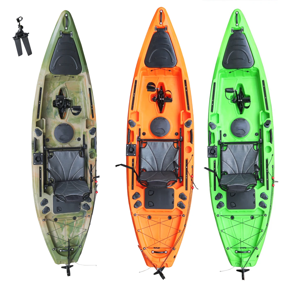 VICKING 12 ft small sea paddle fishing kayak boats with seat, single seater fishing kayak