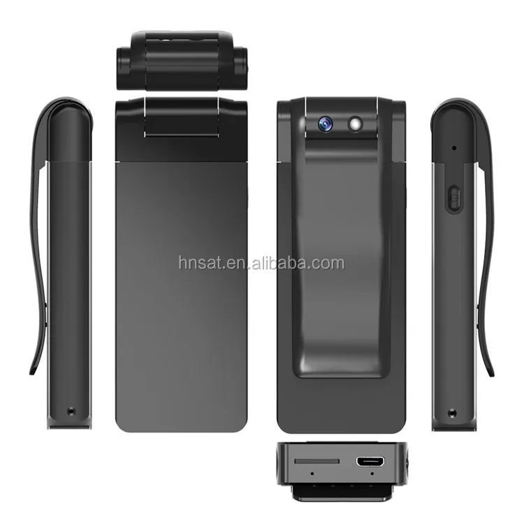 HD IR Night Vision Camera 1080P Spy Mini Action Camera With Belt Clip