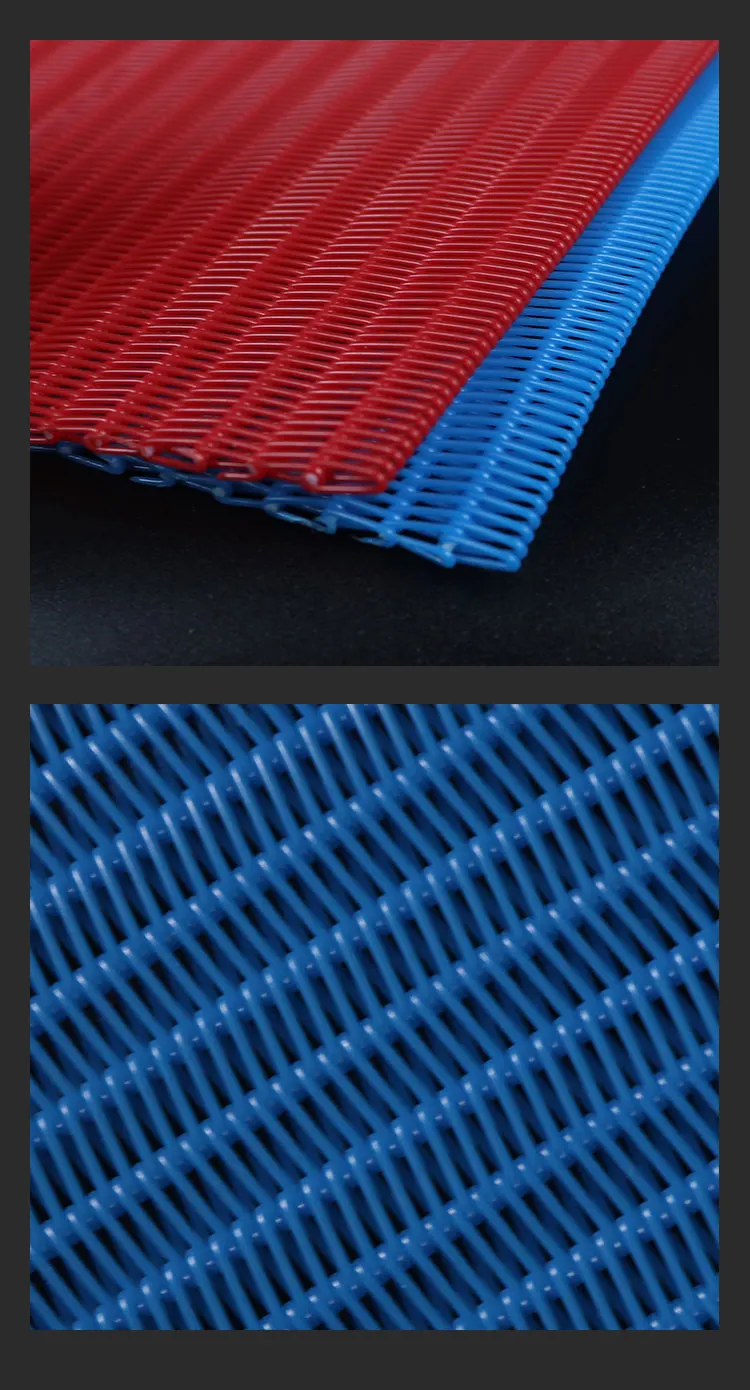 Factory polyester spiral linear wire screen conveyor yarn conveyors pet woven mesh belt 