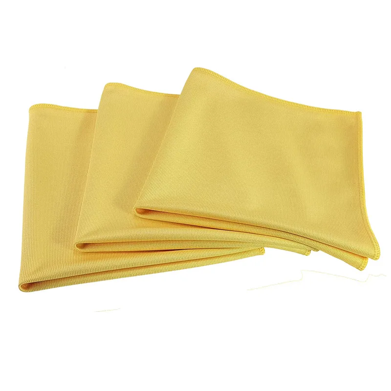 Microfibre Cloth Manufacture Quick Dry No Trace Cleaning Micro Fibre Glass Cloth
