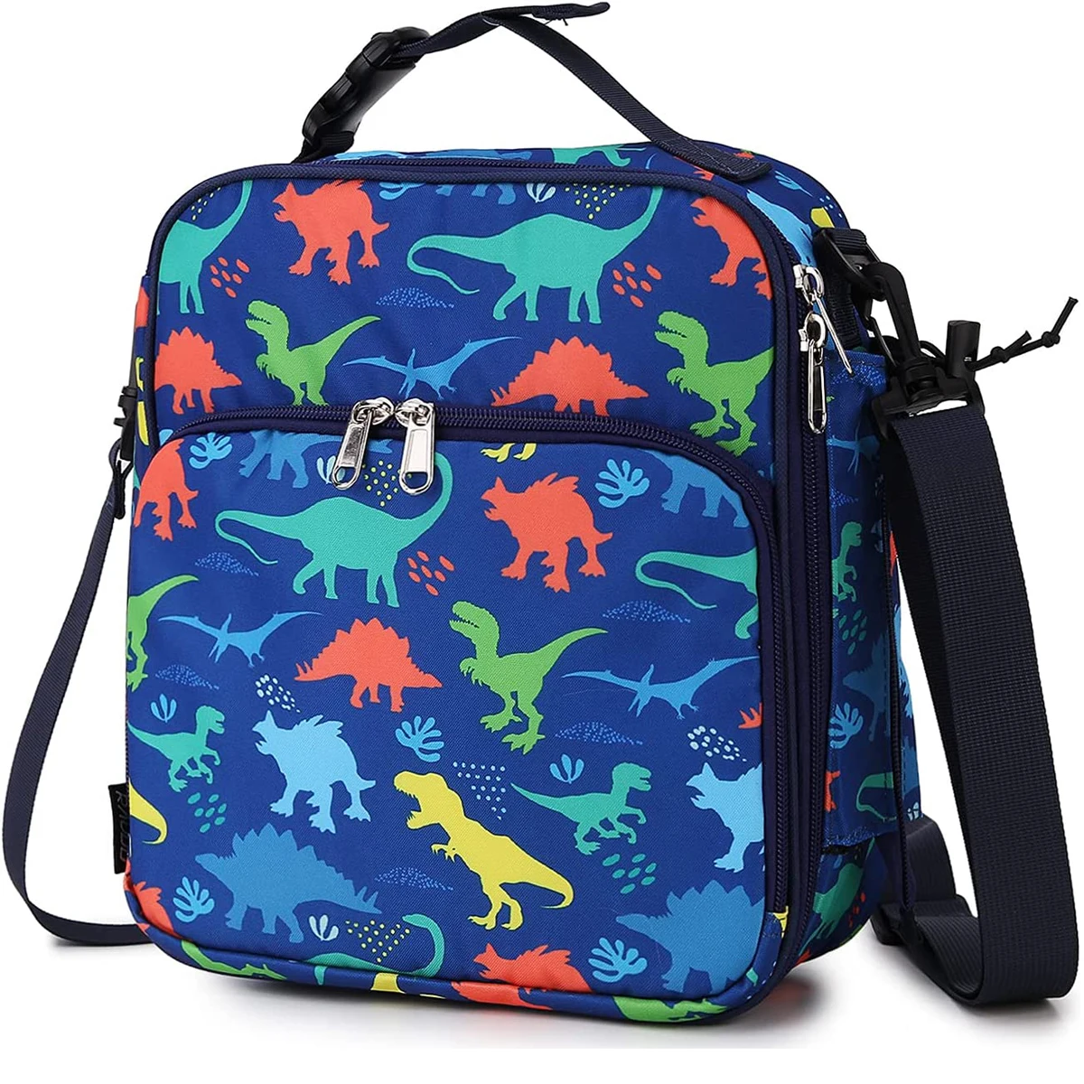 Large Reusable Insulated Lunch Box Lunch Tote with Detachable Shoulder Strap Water Resistant Thermal School Lunch Cooler