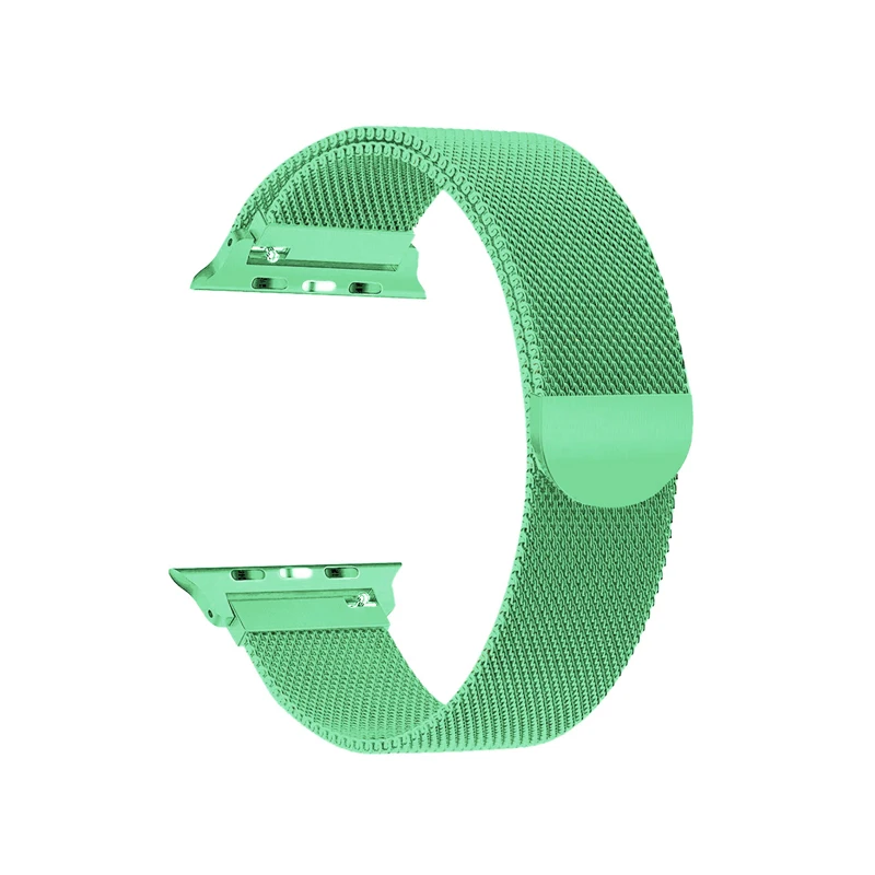 
Amazon Hotselling Stainless Steel Milanese 44Mm Magnetic Sport For Apple Smart Watch Band Same Style On Official Website 