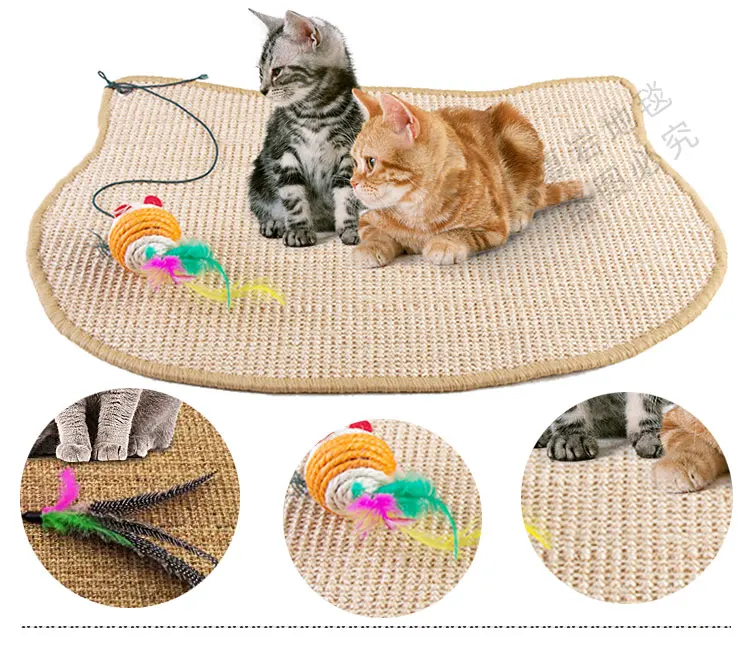 Natural Sisal Cat Scratcher for Cats