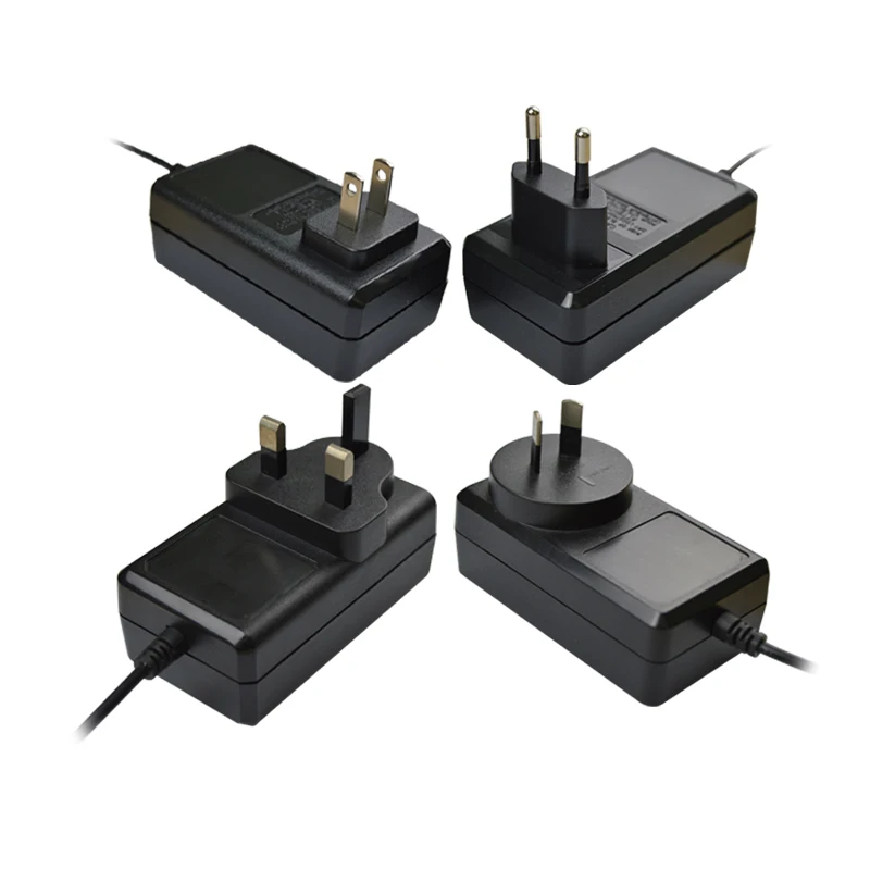 High quality 5V 12V 24V 1.25A 2.5A 3A 4A 4.5A Power Adapter 25-36W  Power Supply with EU AU UK US Plug