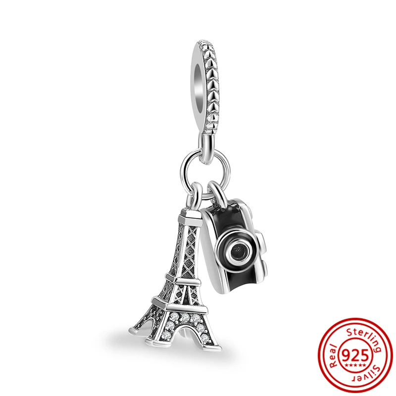 2022 New 925 Sterling Silver Cube flower Diy Charms Beads Fit Original Snake Bracelet For Women Jewelry design bangles