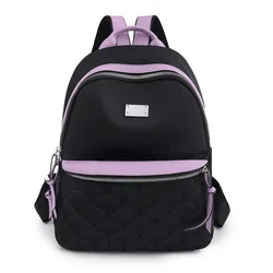 New design nylon waterproof korean style fashion backpack girls school bag