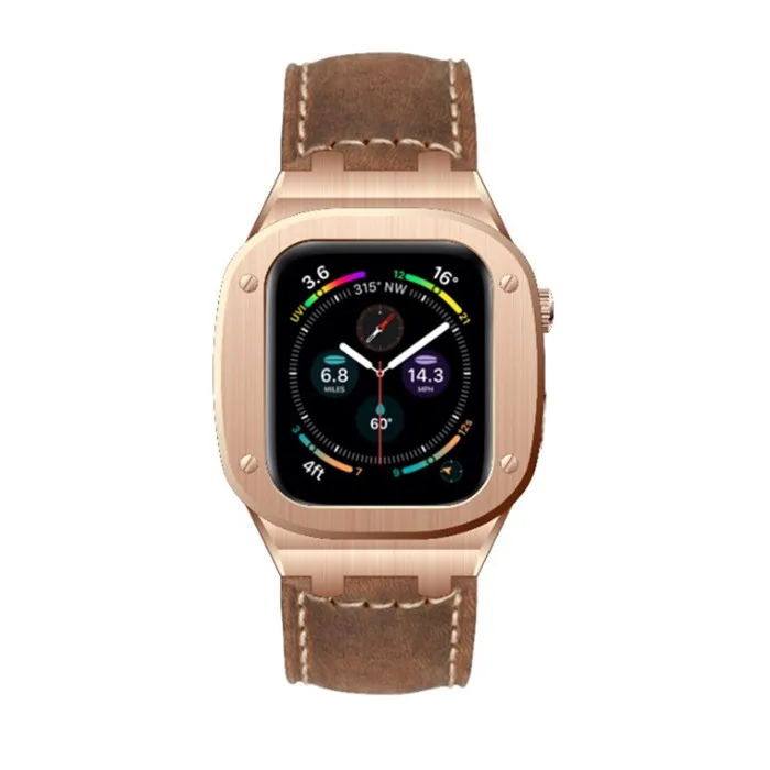  Корпус часов golden concept для apple watch роскошный корпус 44 мм из нержавеющей стали 316L с ЧПУ Apple