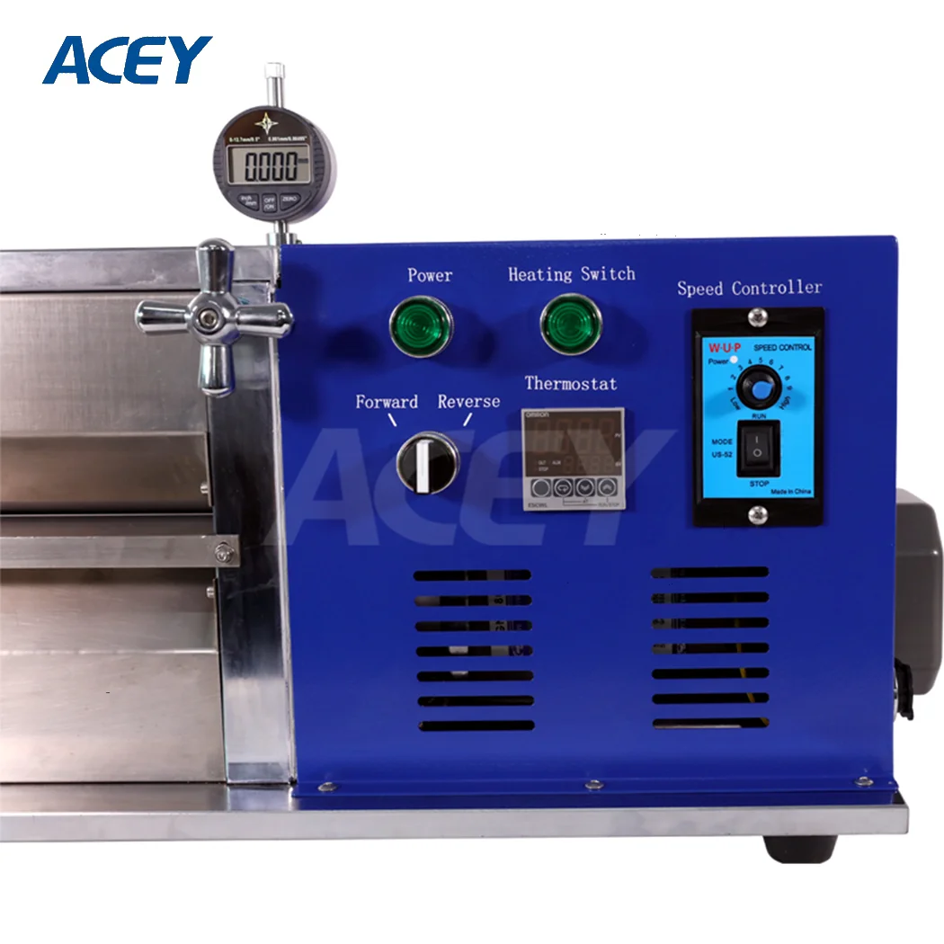 Heat roll Press Machine lithium Battery Roller calendering machinery for li-ion and li-po battery