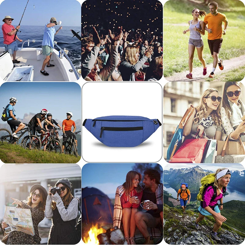 Funny pack waist bag  Fashion Waterproof Men Ladies Outdoor Running Sport Hiking Belt waist bags