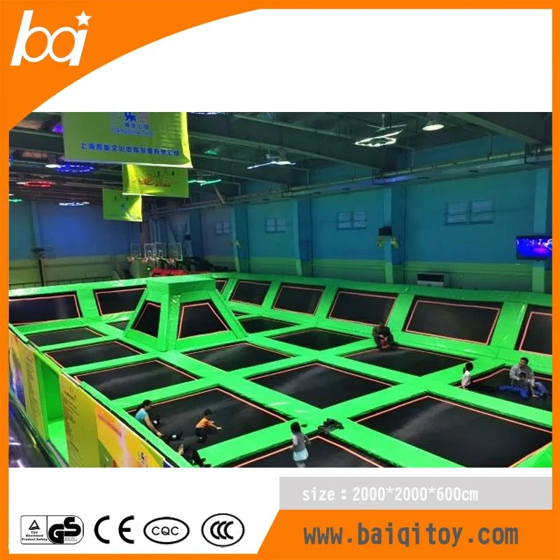 New Commercial Trampoline Parks Kids Foam Pit Block Adult Indoor Large Rectangular Bungee Jumping Children Trampoline Park