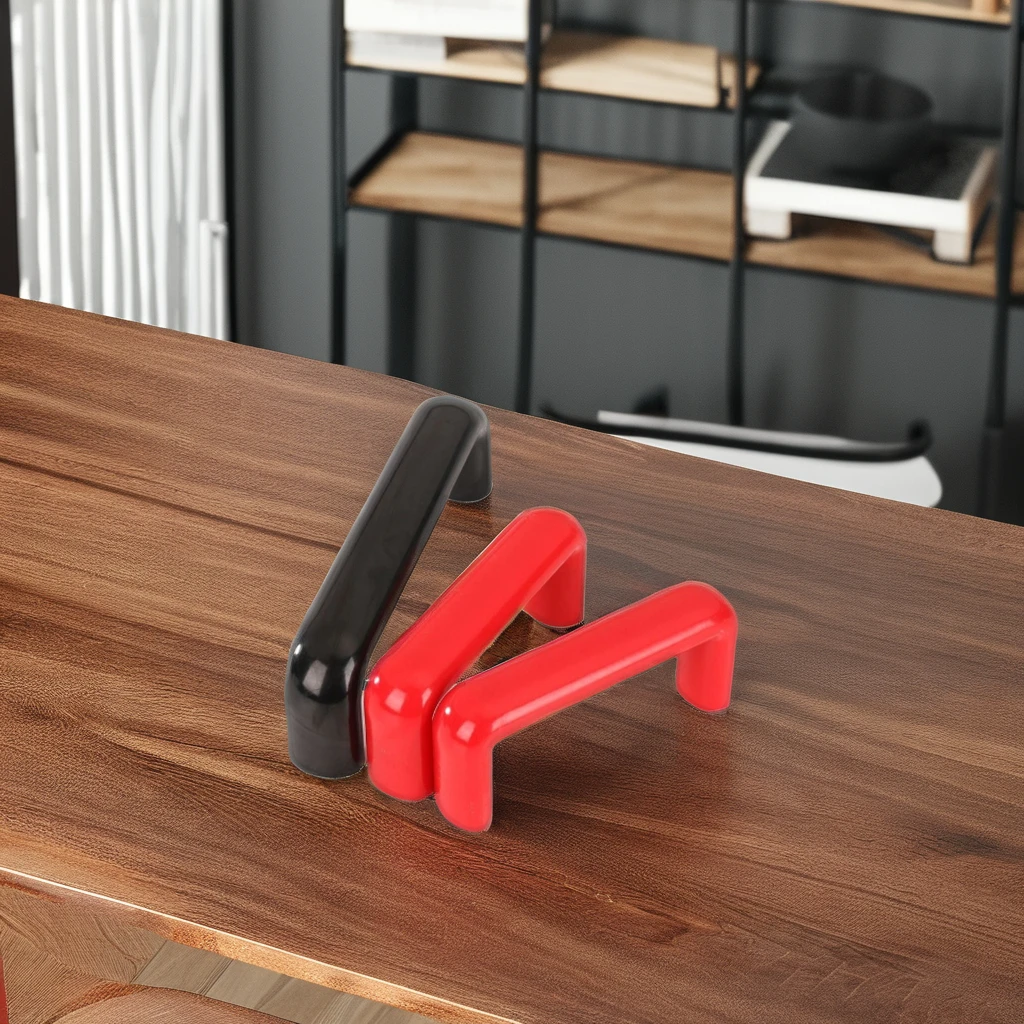 High Quality Durable Black Red Bakelite Machine Tool Pull Handle Versatile Knob for Kitchen Cabinets Drawers Wardrobes