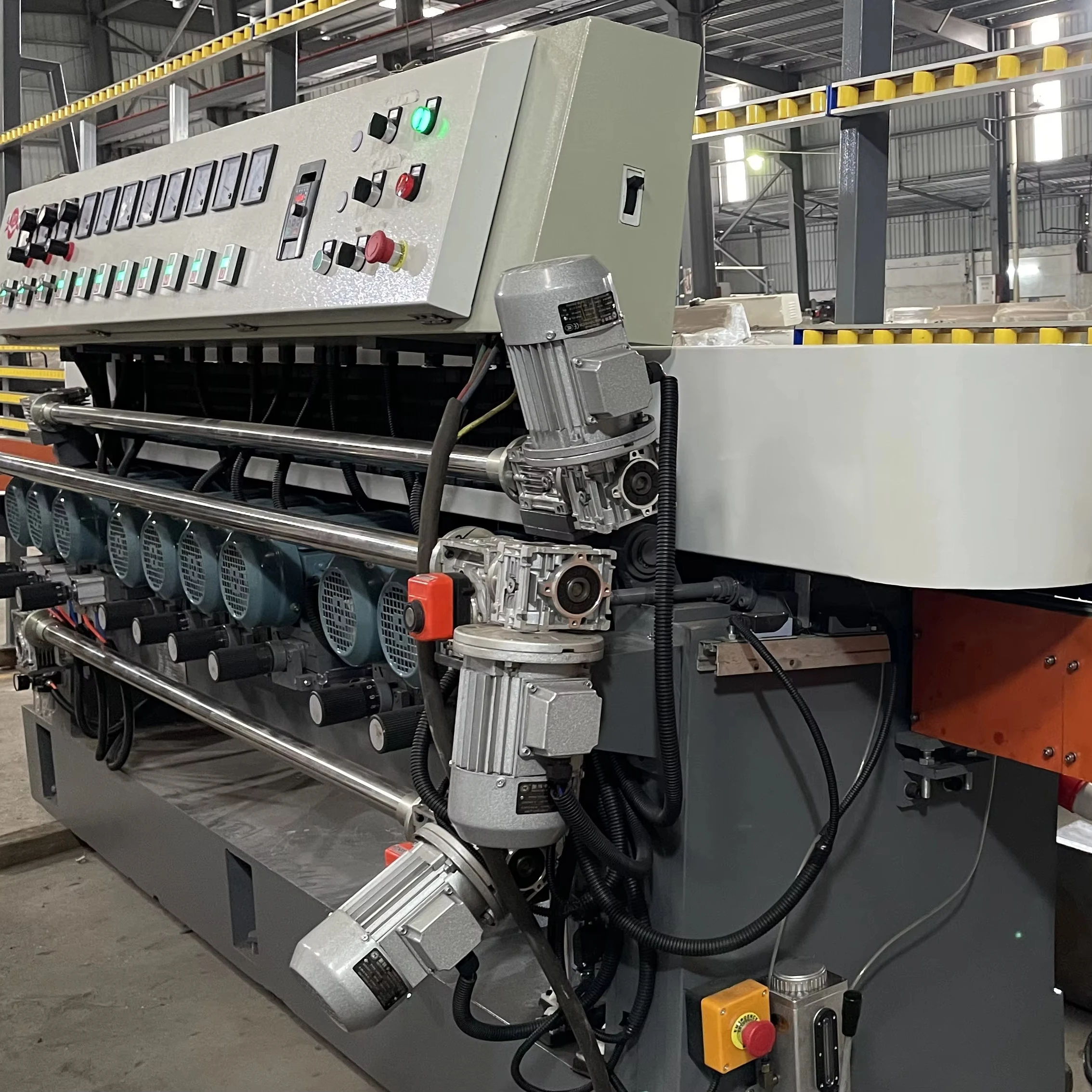 11 wheels glass beveling machine price / grinding mirror and glass machine/Glass Processing Machinery