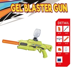 Outdoor toy pistol water beads automatic water bullet toy gun shooting toy water gel bullet gun