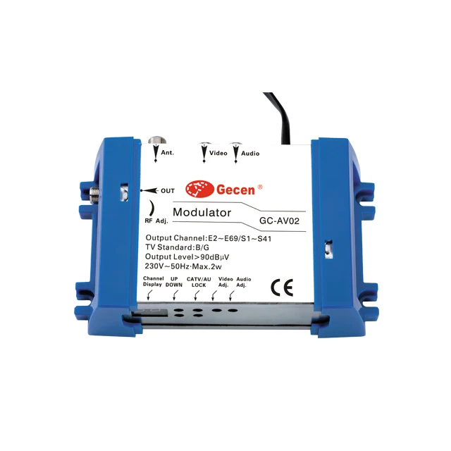 Gecen CATV Audio Video Modulator RF converter GC-AV02
