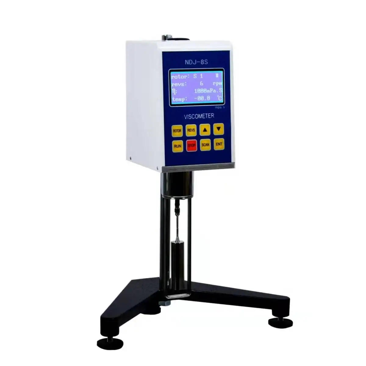 Легкий цифровой поворотный вискозиметр с высокой точностью измерения